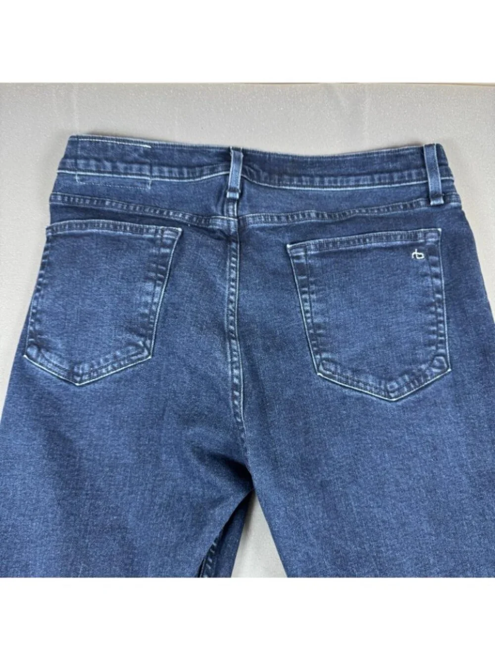 Rag & Bone Fit 2 Jeans Mens Size 34x32 Blue Slim Tapered Stretch Cashmere Denim